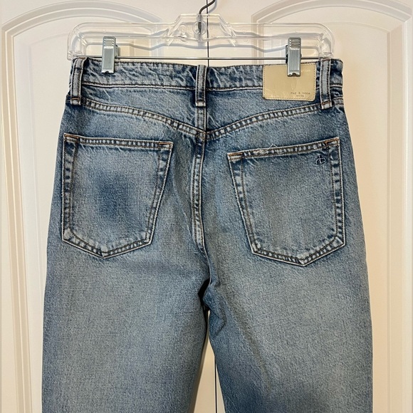 Rag & Bone Nina Cigarette Dana Point Distressed Denim High Rise Jeans 26 - Picture 9 of 15